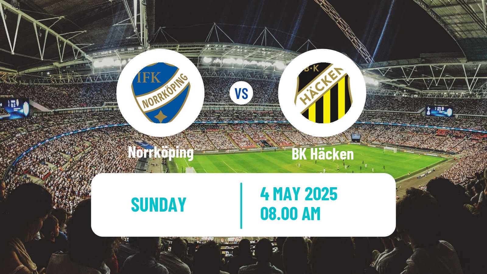 Soccer Swedish Allsvenskan Norrköping - Häcken