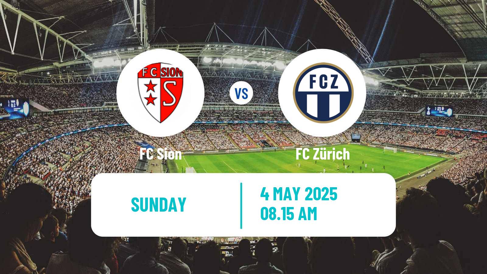 Soccer Swiss Super League Sion - Zürich