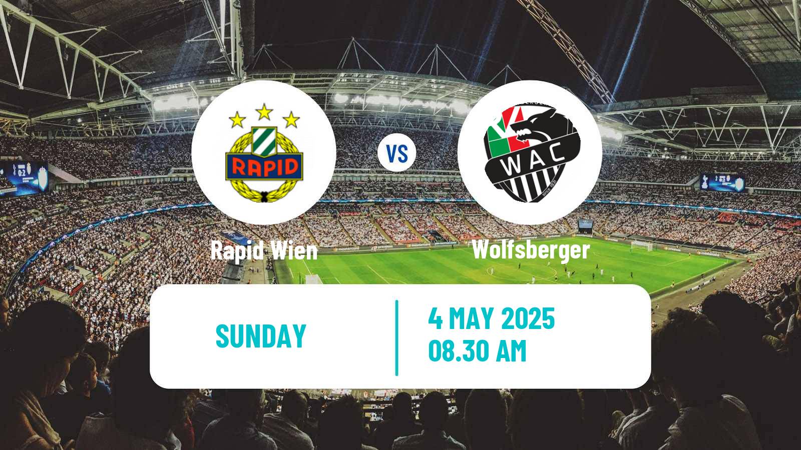 Soccer Austrian Bundesliga Rapid Wien - Wolfsberger