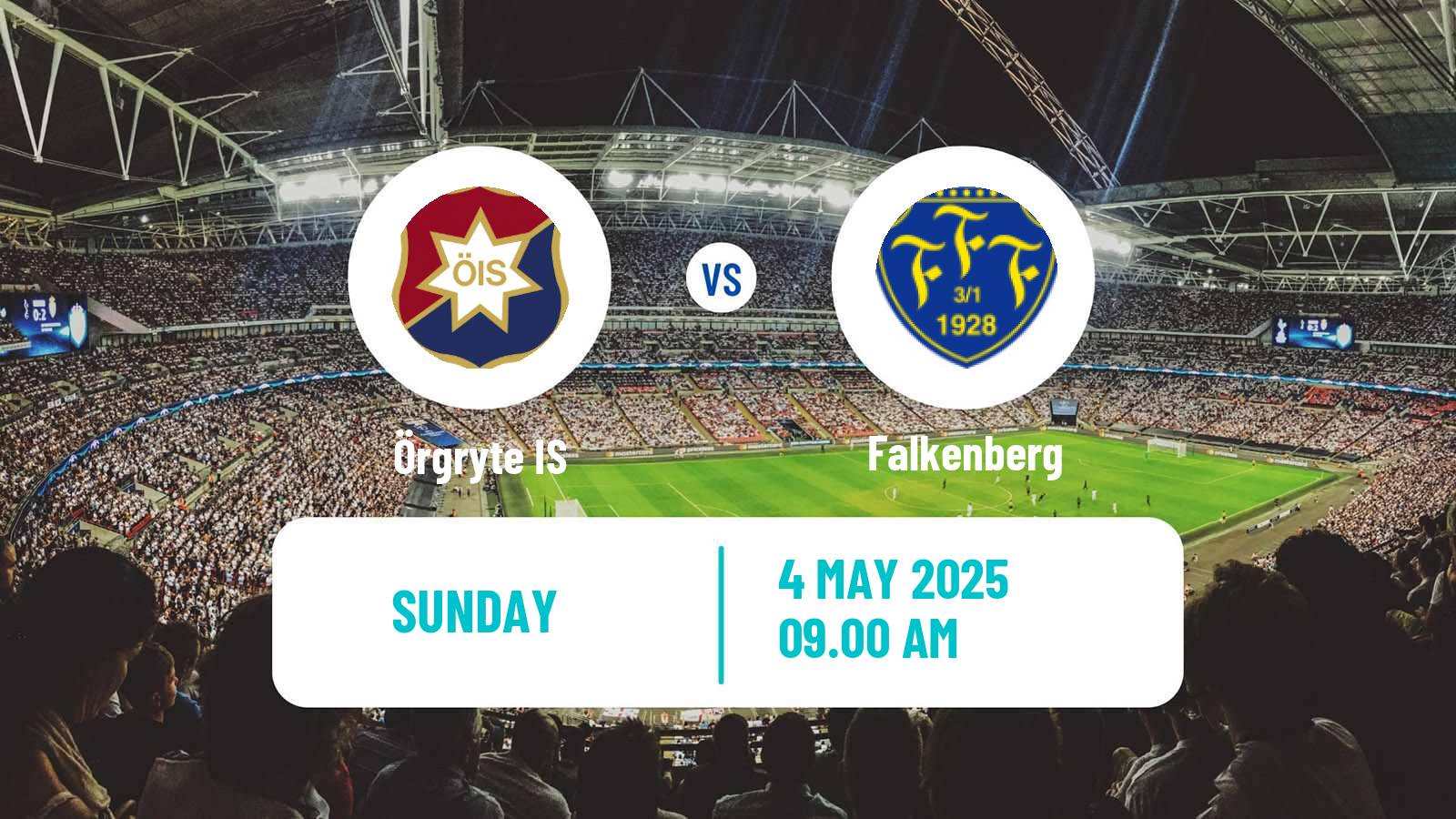 Soccer Swedish Superettan Örgryte - Falkenberg