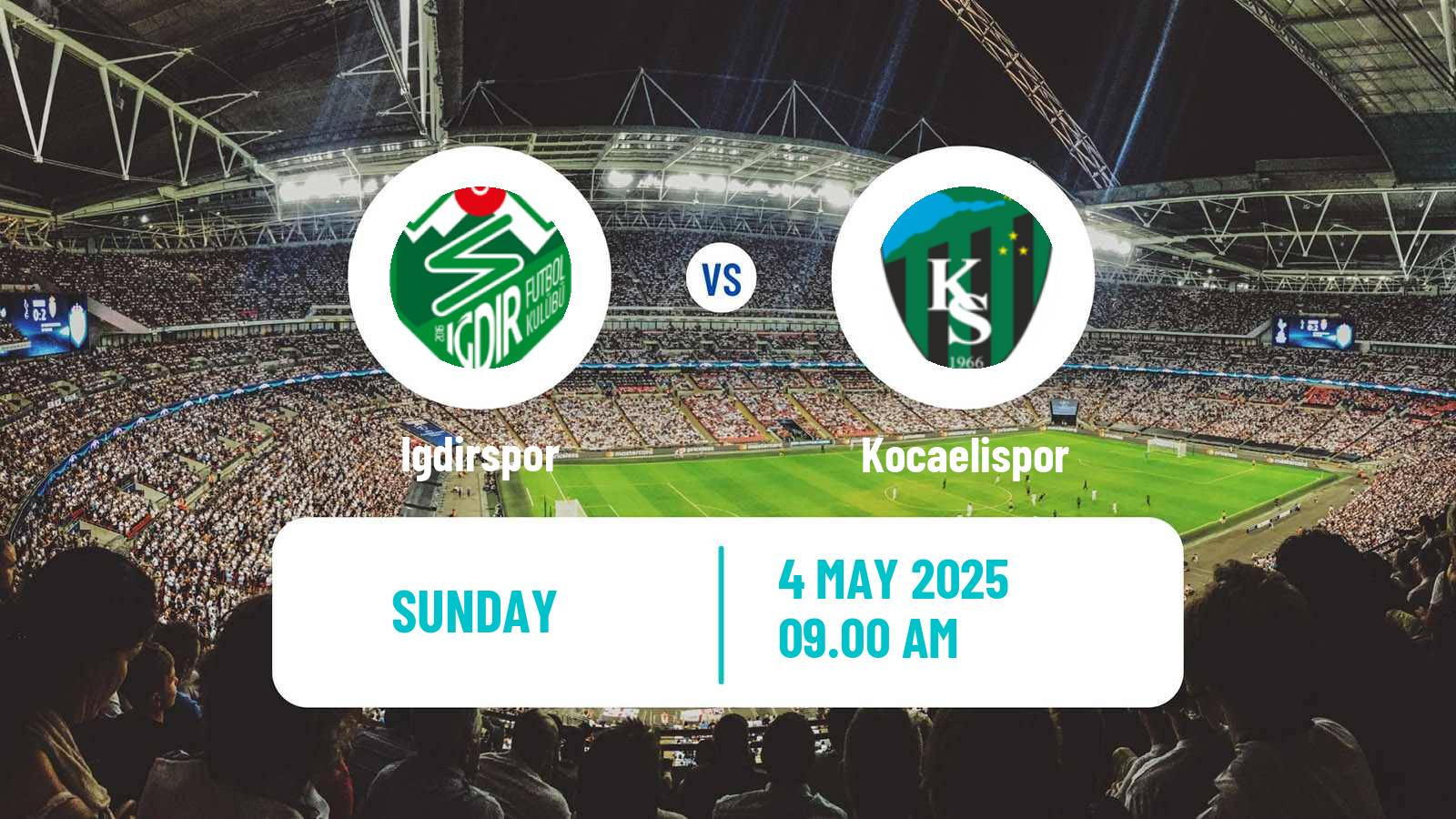 Soccer Turkish First League Igdirspor - Kocaelispor