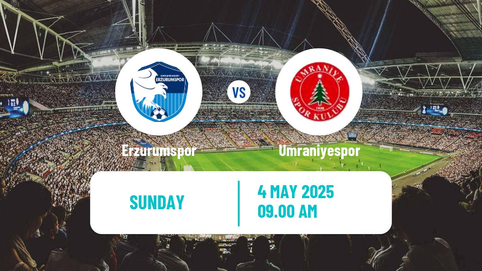Soccer Turkish First League Erzurumspor - Umraniyespor