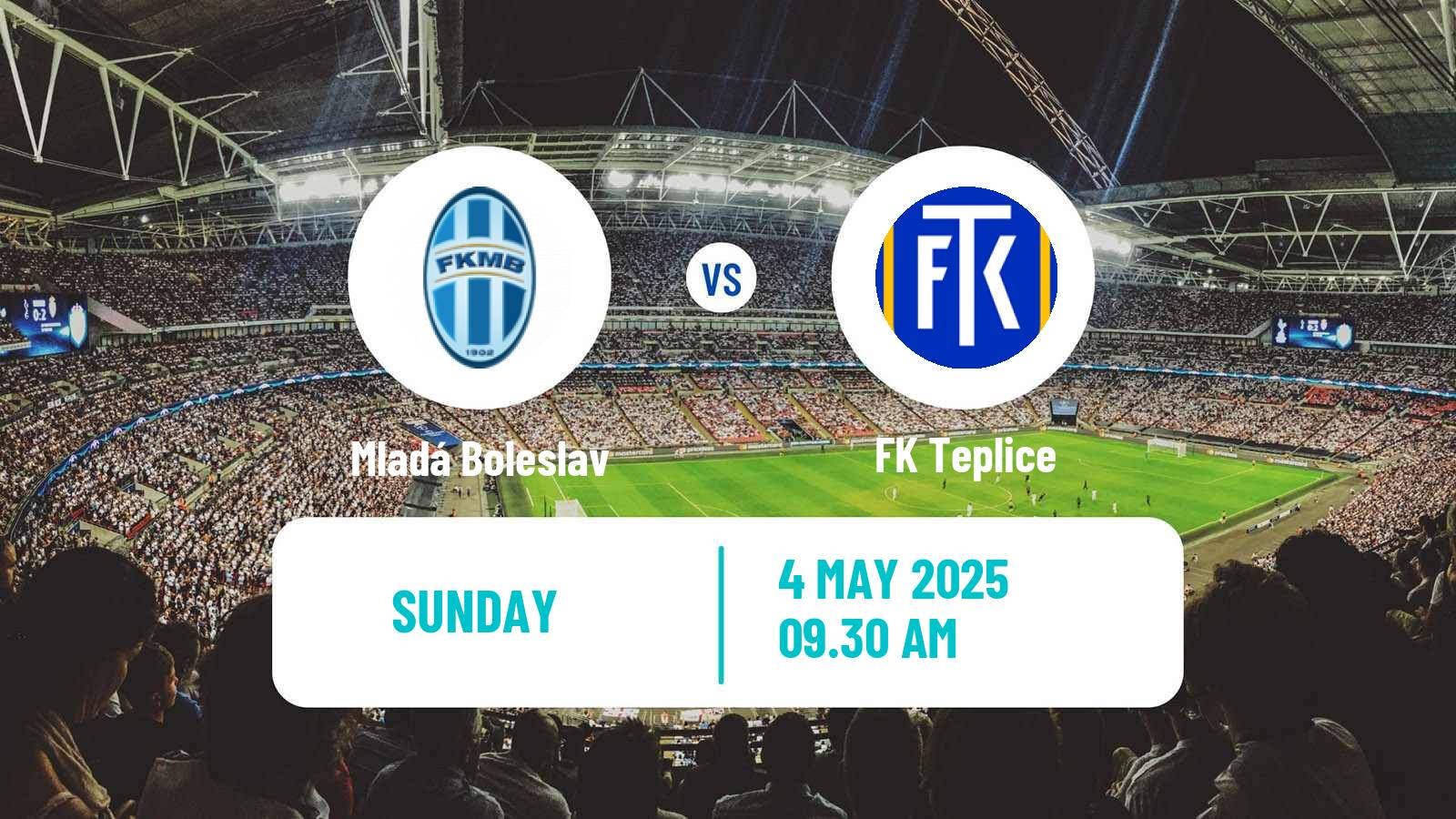 Soccer Czech 1 Liga Mladá Boleslav - Teplice