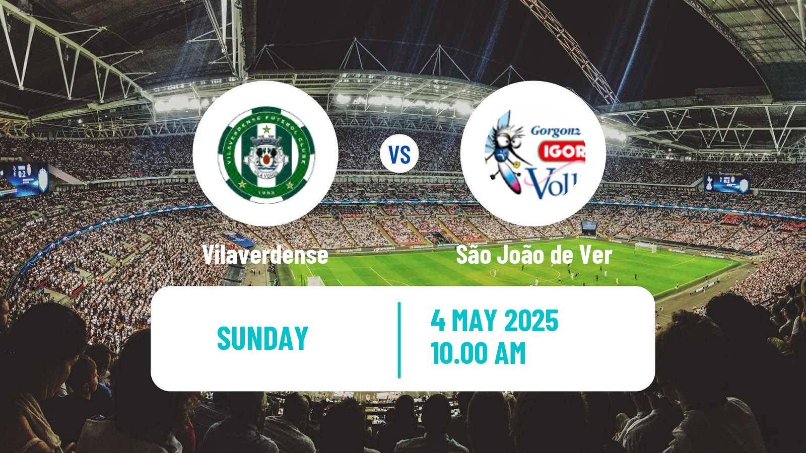 Soccer Portuguese Liga 3 Vilaverdense - São João de Ver