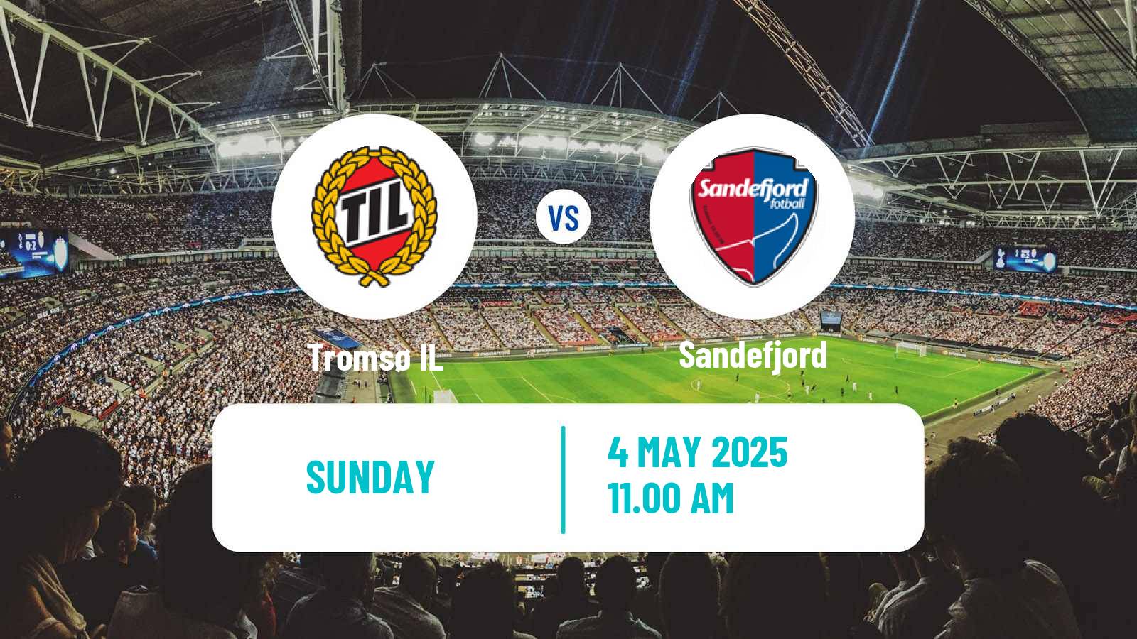 Soccer Norwegian Eliteserien Tromsø - Sandefjord