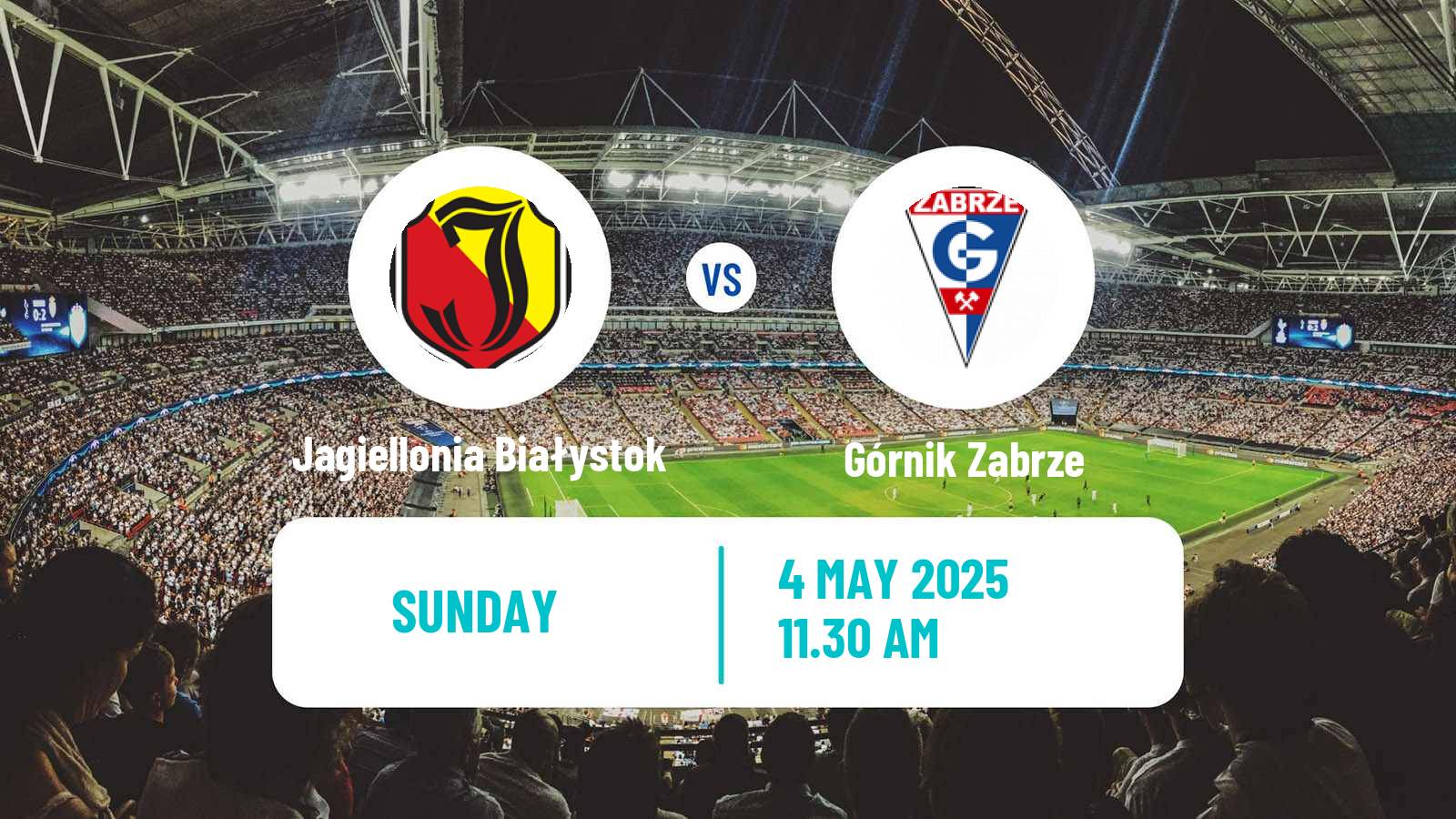 Soccer Polish Ekstraklasa Jagiellonia Białystok - Górnik Zabrze