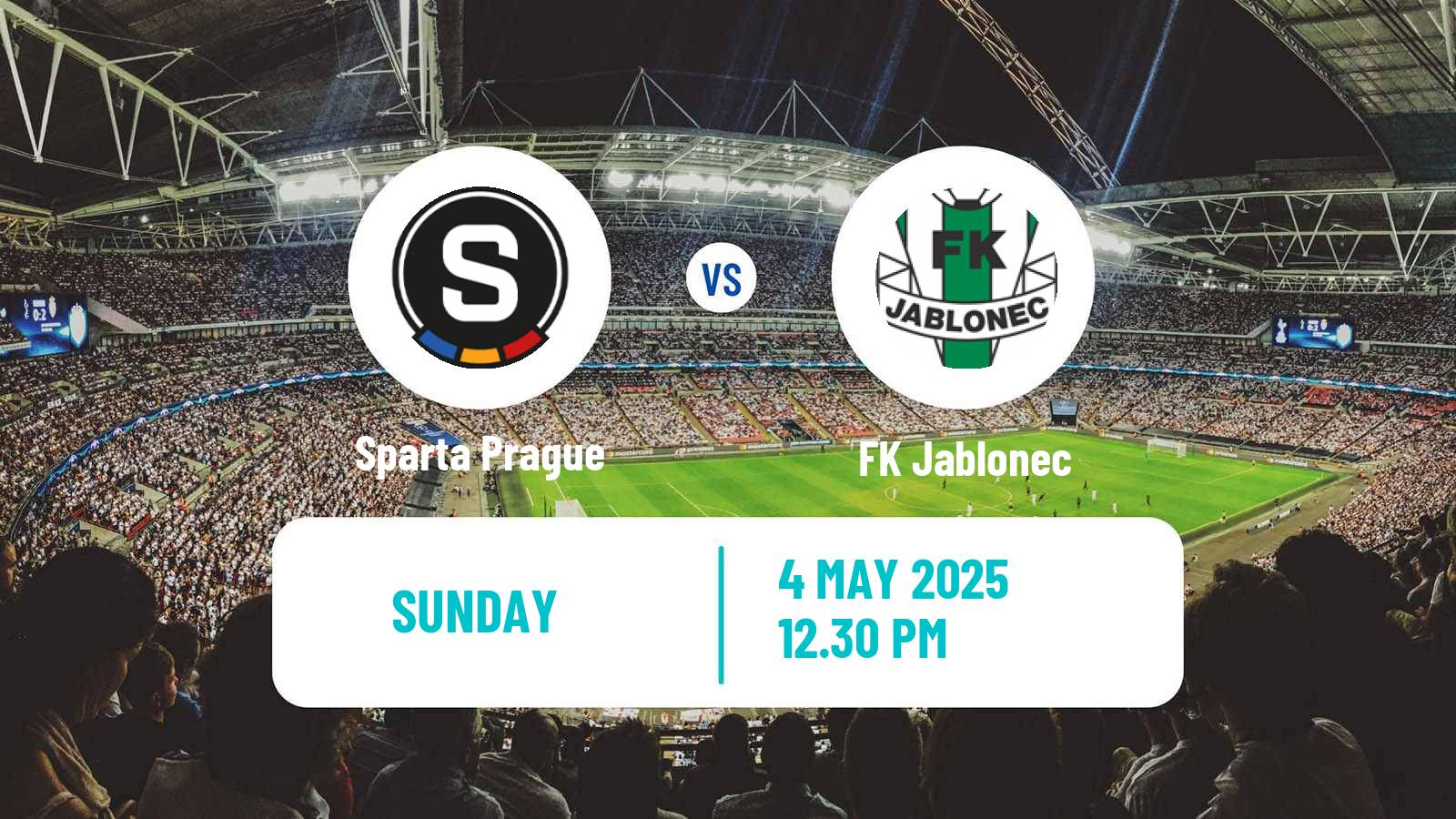 Soccer Czech 1 Liga Sparta Prague - Jablonec