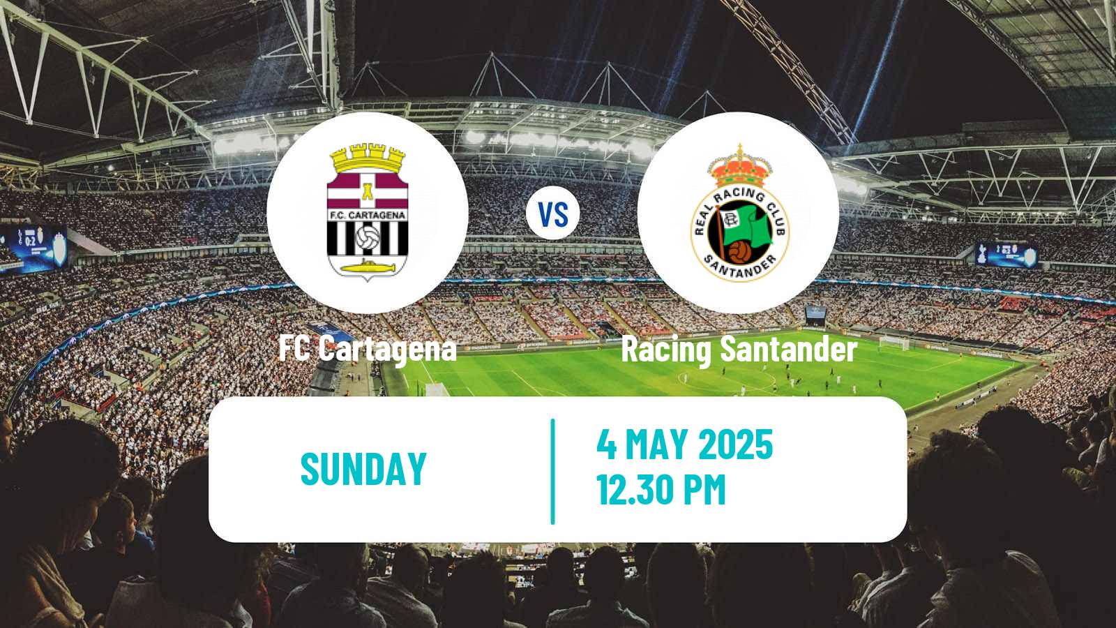Soccer Spanish LaLiga2 Cartagena - Racing Santander