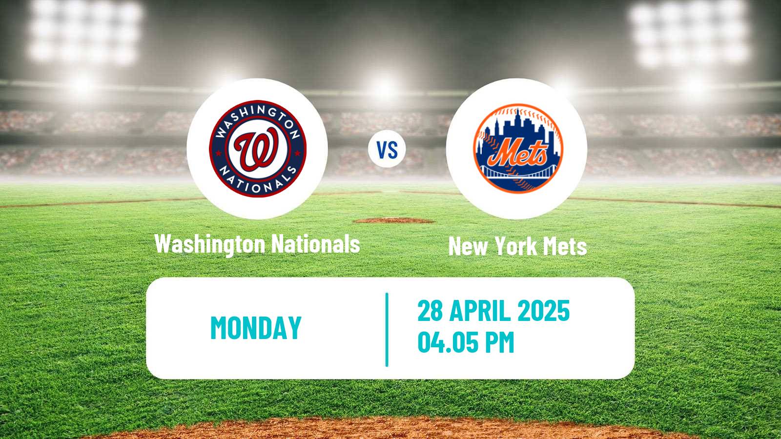Baseball MLB Washington Nationals - New York Mets