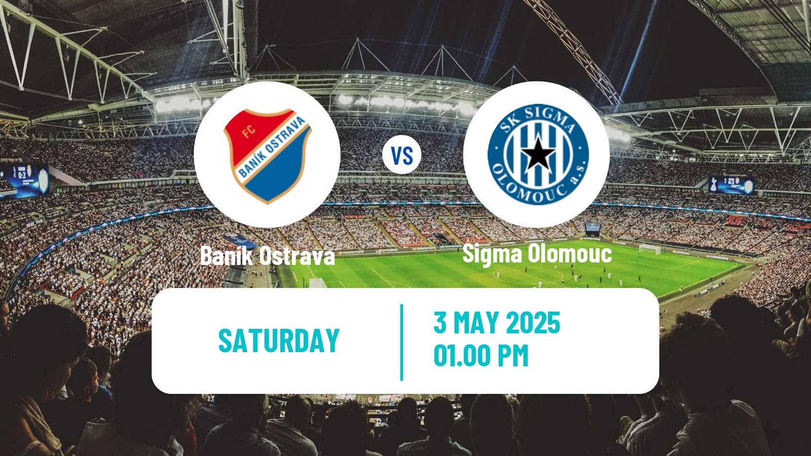 Soccer Czech 1 Liga Baník Ostrava - Sigma Olomouc