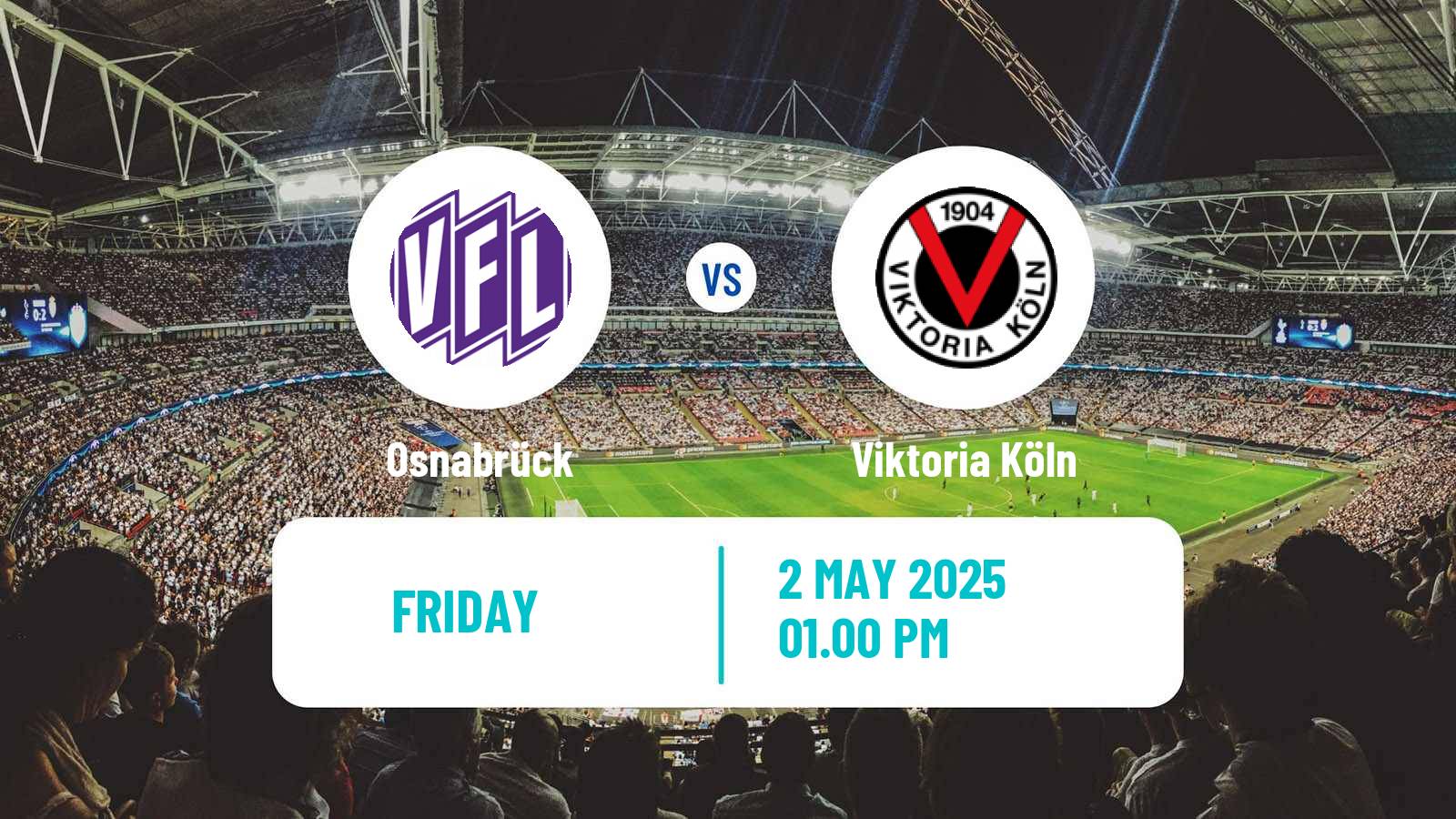 Soccer German 3 Bundesliga Osnabrück - Viktoria Köln
