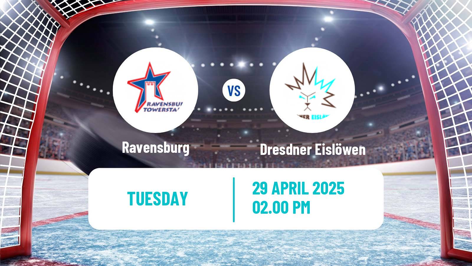 Hockey German DEL2 Ravensburg - Dresdner Eislöwen