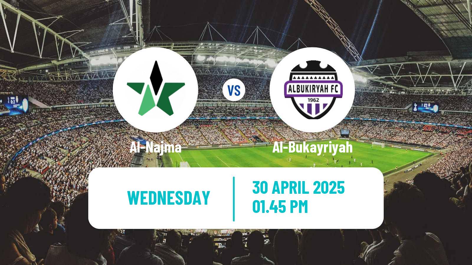 Soccer Saudi Division 1 Al-Najma - Al-Bukayriyah