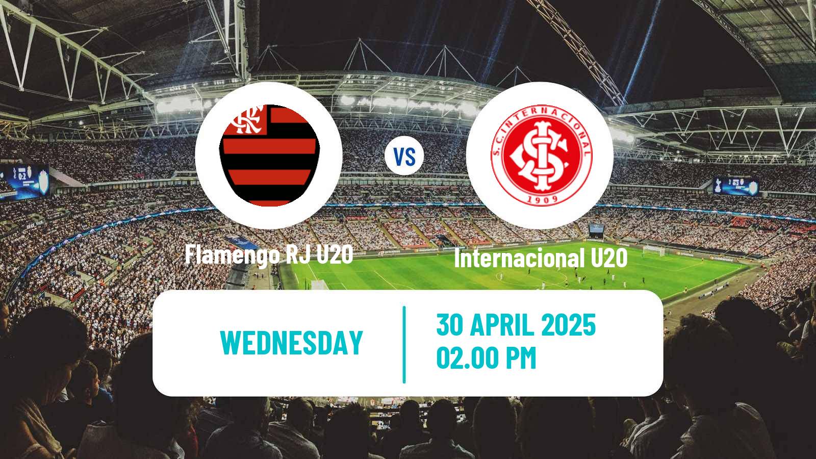 Soccer Brasileiro U20 Flamengo RJ U20 - Internacional U20