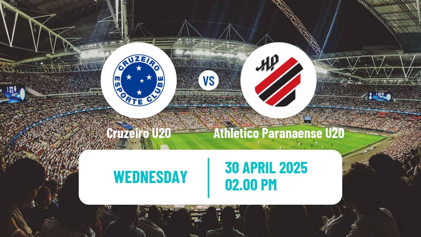 Soccer Brasileiro U20 Cruzeiro U20 - Athletico Paranaense U20