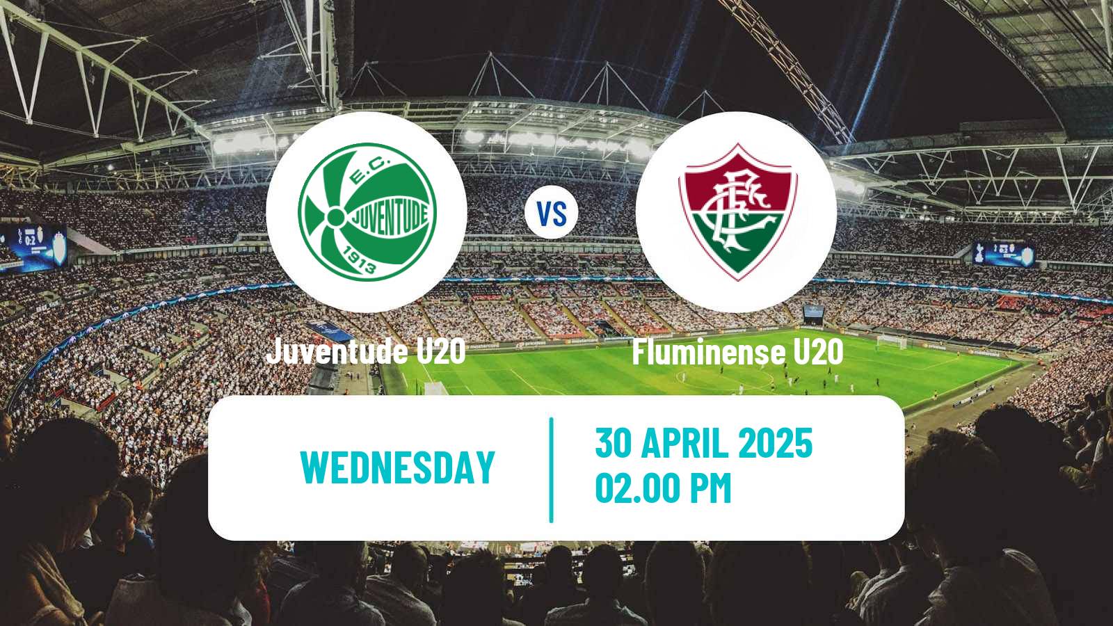 Soccer Brasileiro U20 Juventude U20 - Fluminense U20