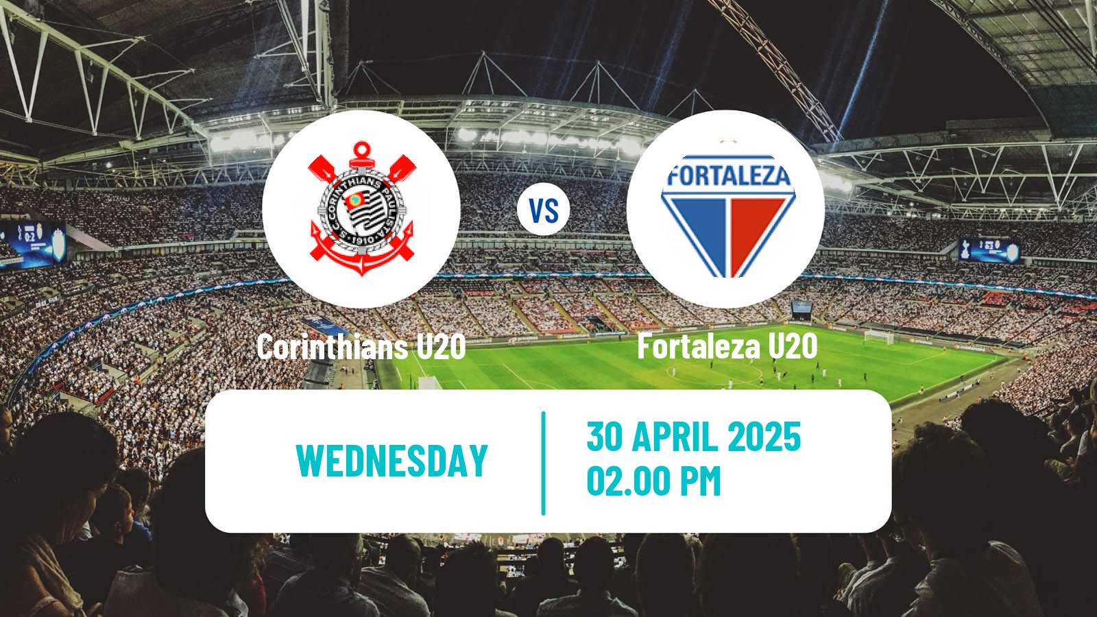 Soccer Brasileiro U20 Corinthians U20 - Fortaleza U20