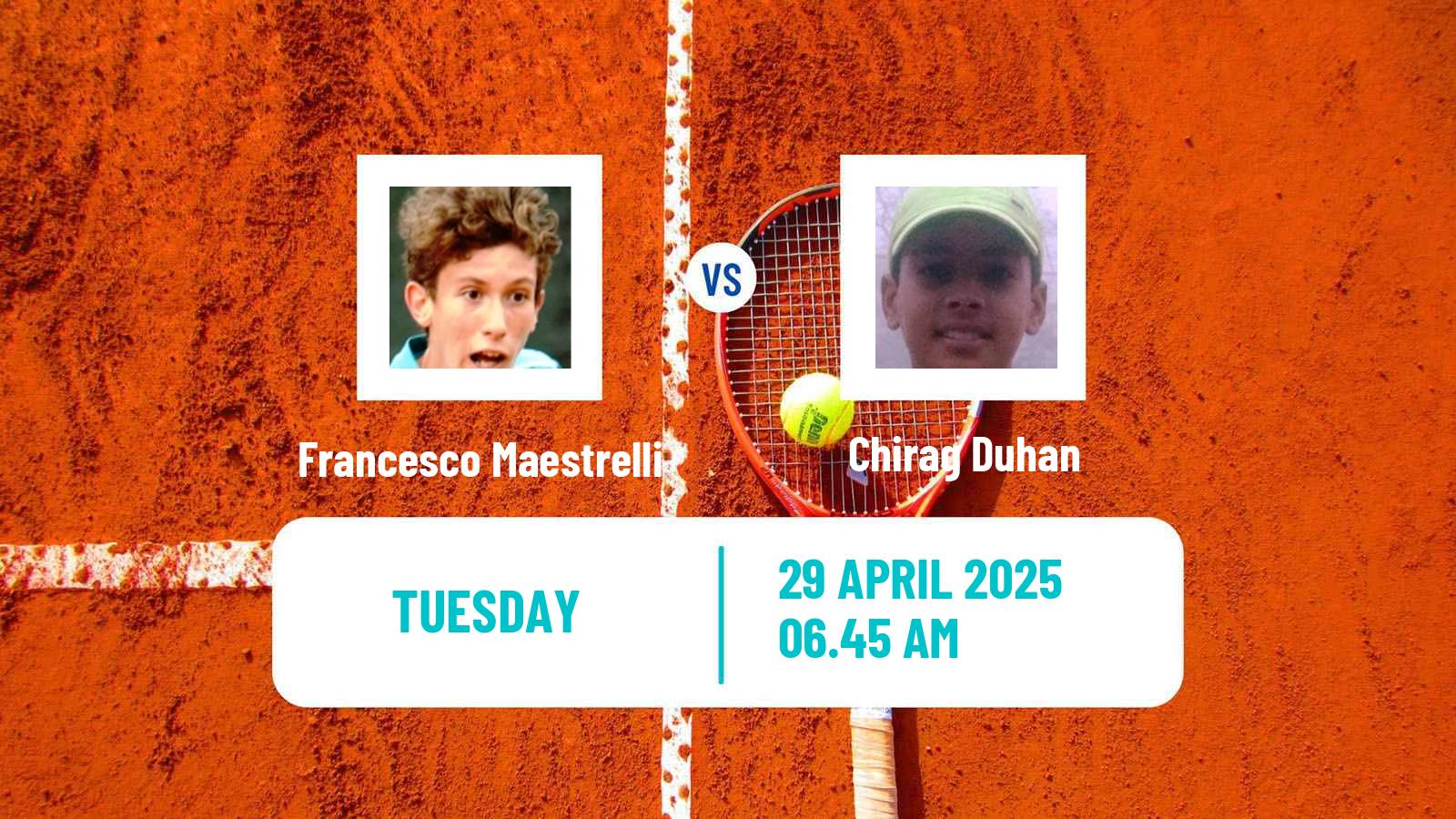 Tennis ITF M25 Santa Margherita Di Pula 5 Men Francesco Maestrelli - Chirag Duhan