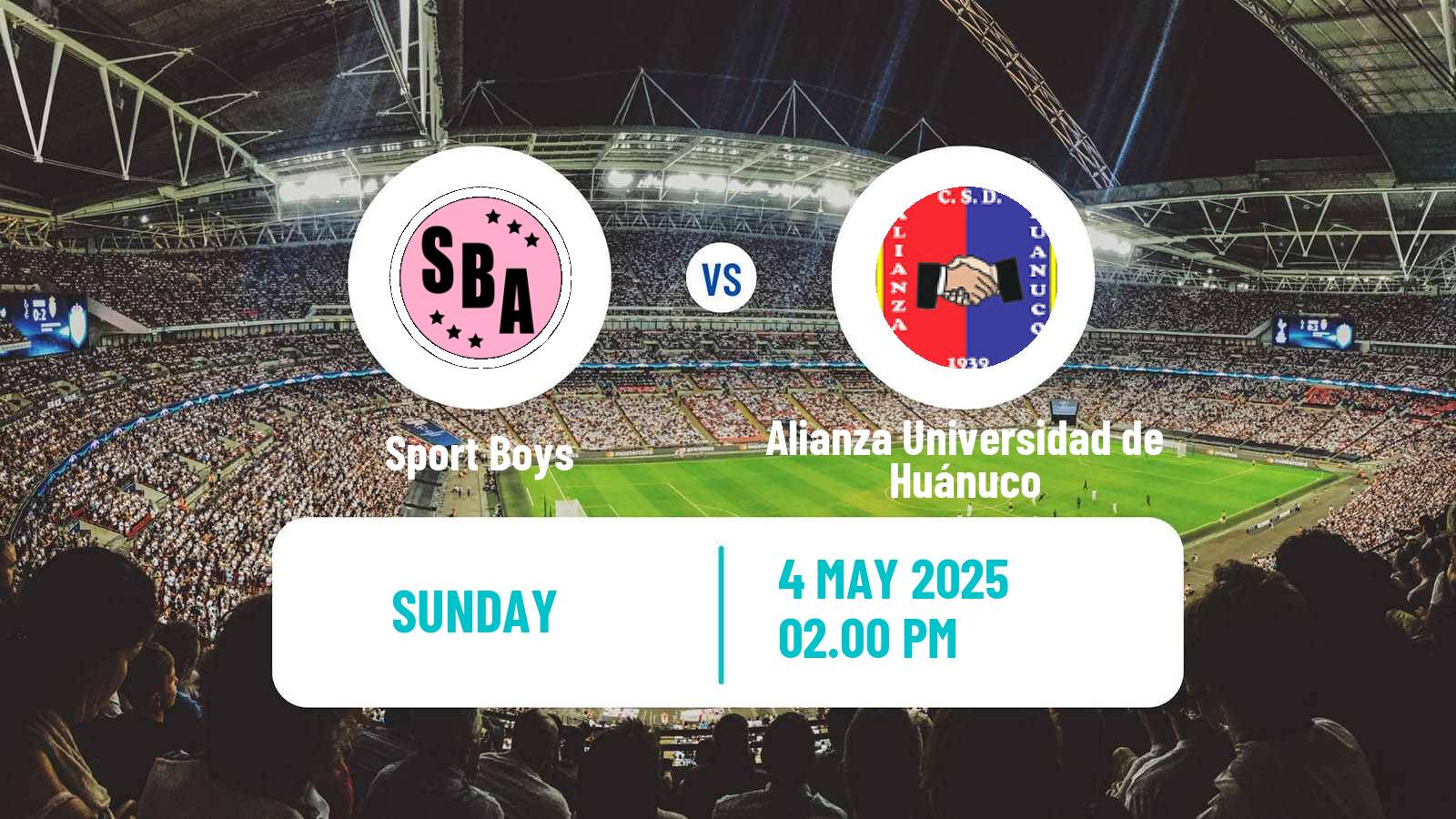 Soccer Peruvian Liga 1 Sport Boys - Alianza Universidad de Huánuco