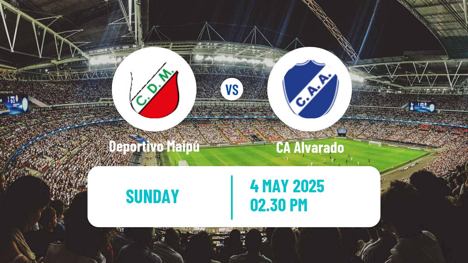 Soccer Argentinian Primera Nacional Deportivo Maipú - Alvarado