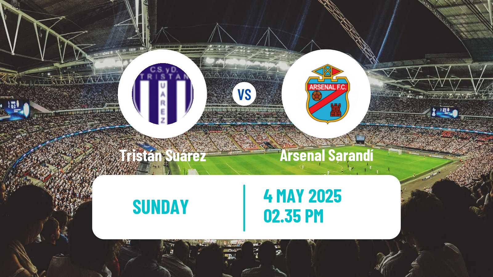 Soccer Argentinian Primera Nacional Tristán Suárez - Arsenal Sarandí