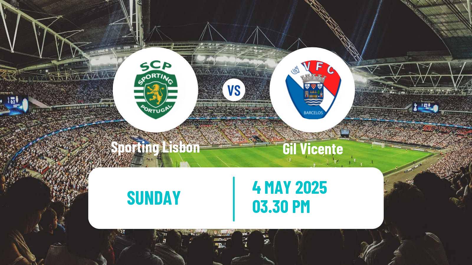 Soccer Liga Portugal Sporting Lisbon - Gil Vicente