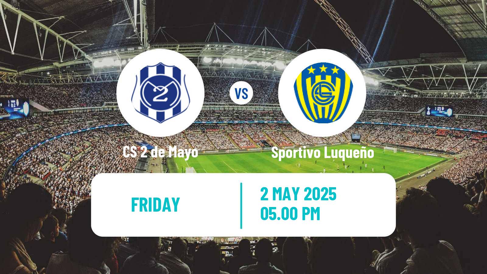 Soccer Paraguayan Primera Division 2 de Mayo - Sportivo Luqueño