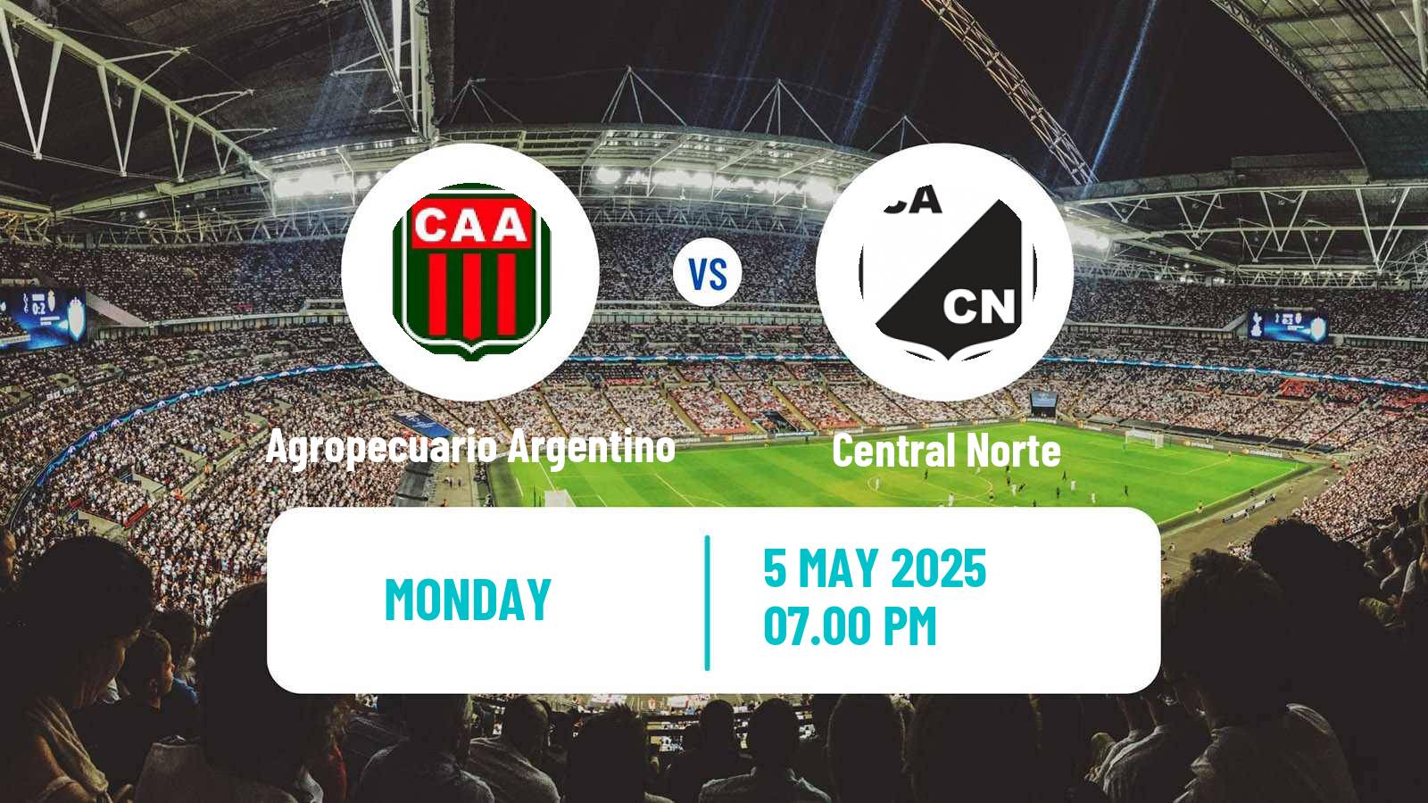 Soccer Argentinian Primera Nacional Agropecuario Argentino - Central Norte