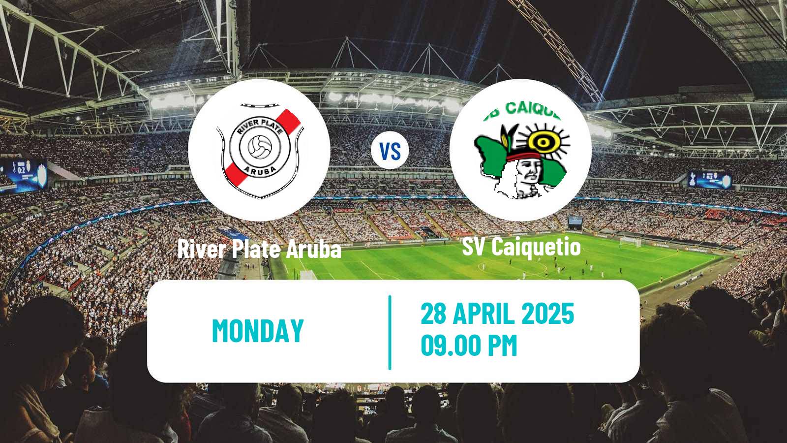 Soccer Aruban Division di Honor River Plate Aruba - Caiquetio