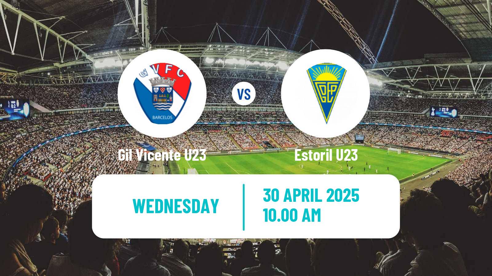Soccer Portuguese Liga Revelacao U23 Gil Vicente U23 - Estoril U23