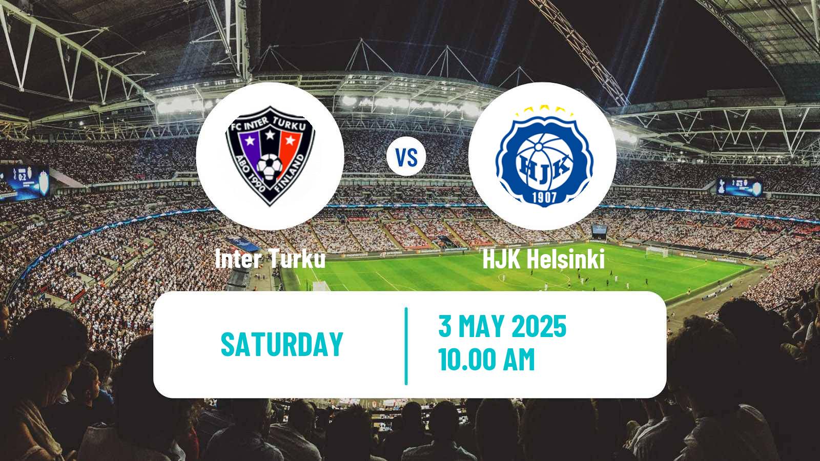 Soccer Finnish Veikkausliiga Inter Turku - HJK