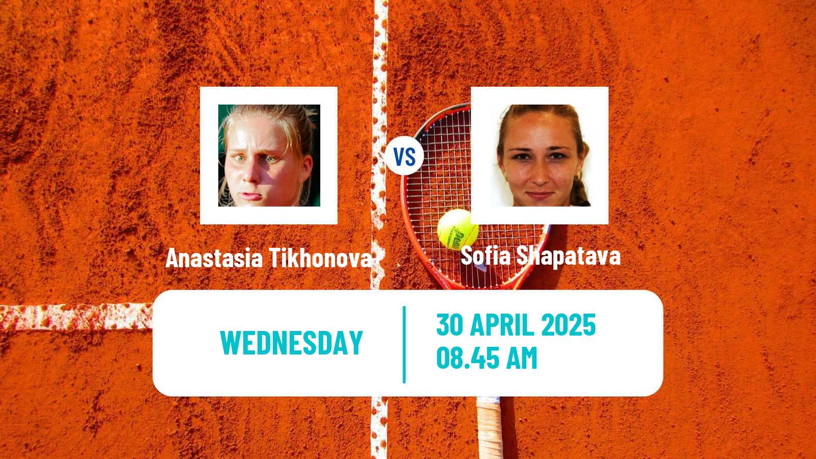 Tennis ITF W50 Lopota Women Anastasia Tikhonova - Sofia Shapatava