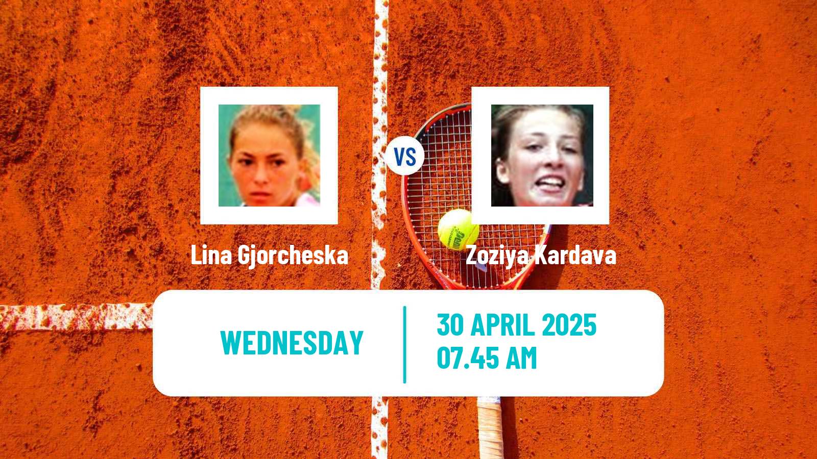 Tennis ITF W50 Lopota Women Lina Gjorcheska - Zoziya Kardava
