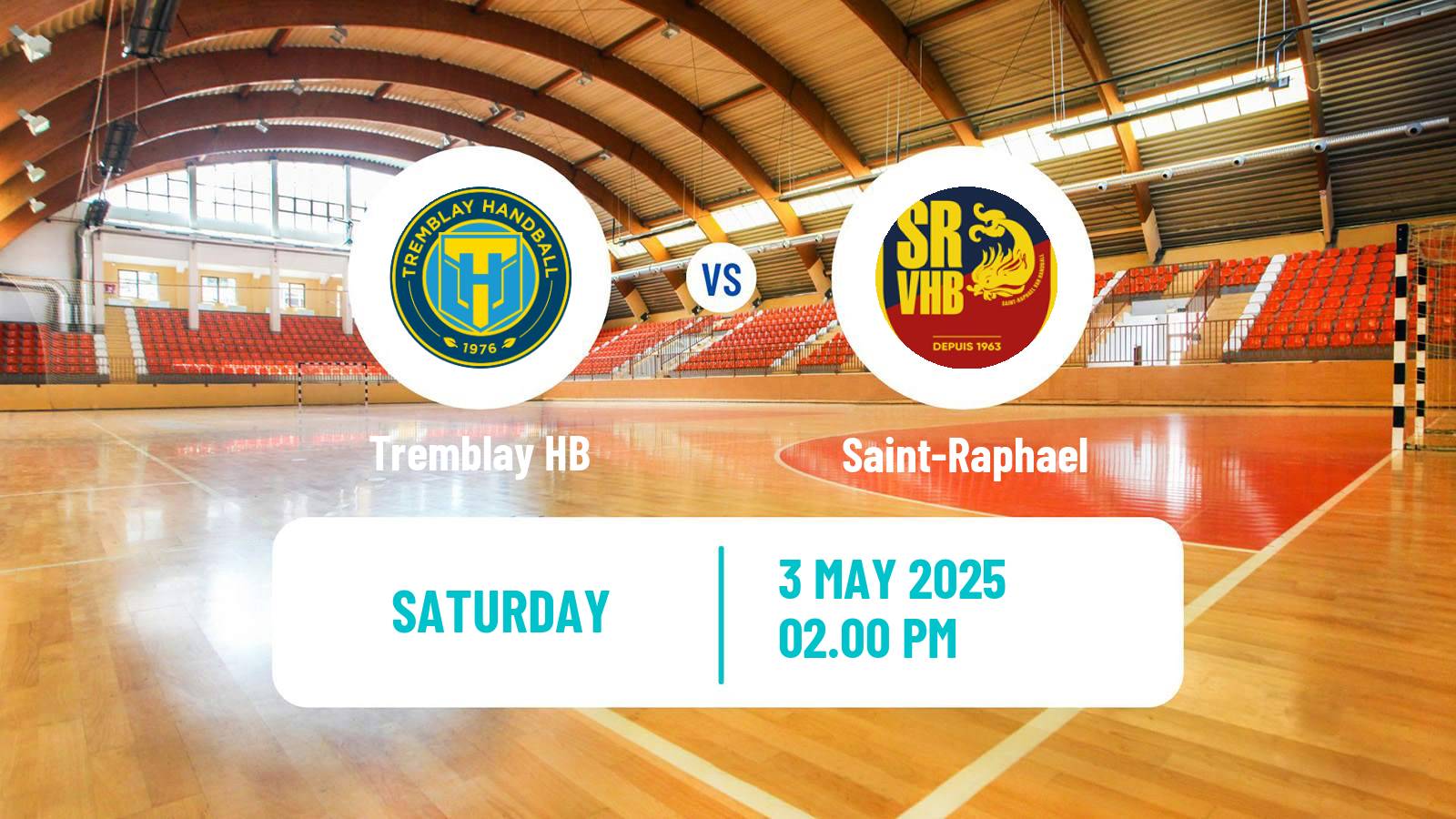 Handball French Starligue Handball Tremblay - Saint-Raphael