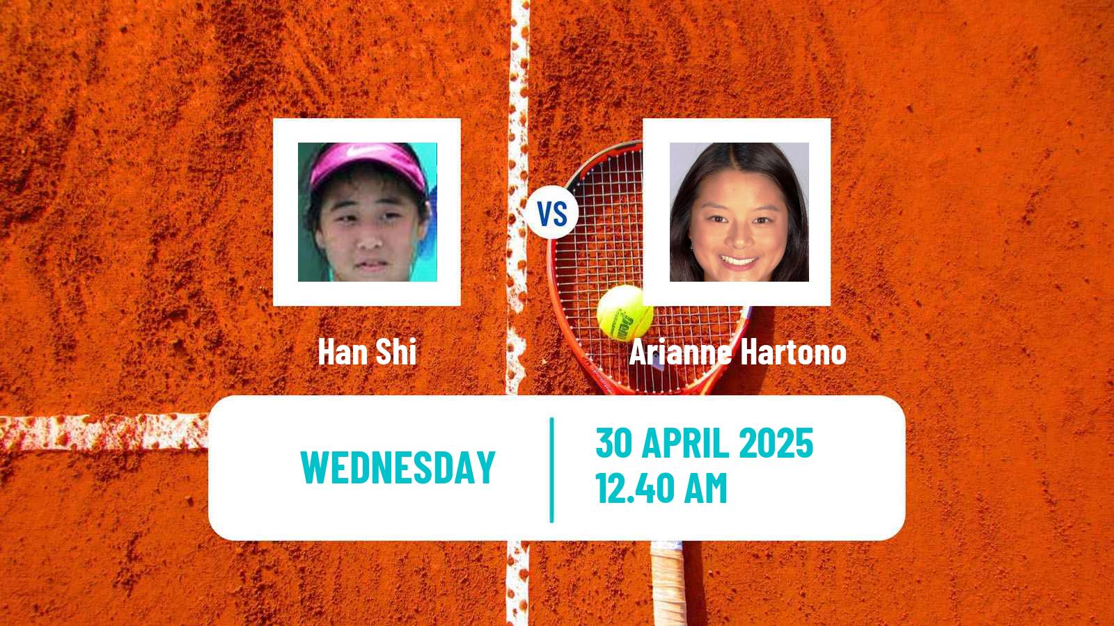 Tennis ITF W100 Gifu Women Han Shi - Arianne Hartono
