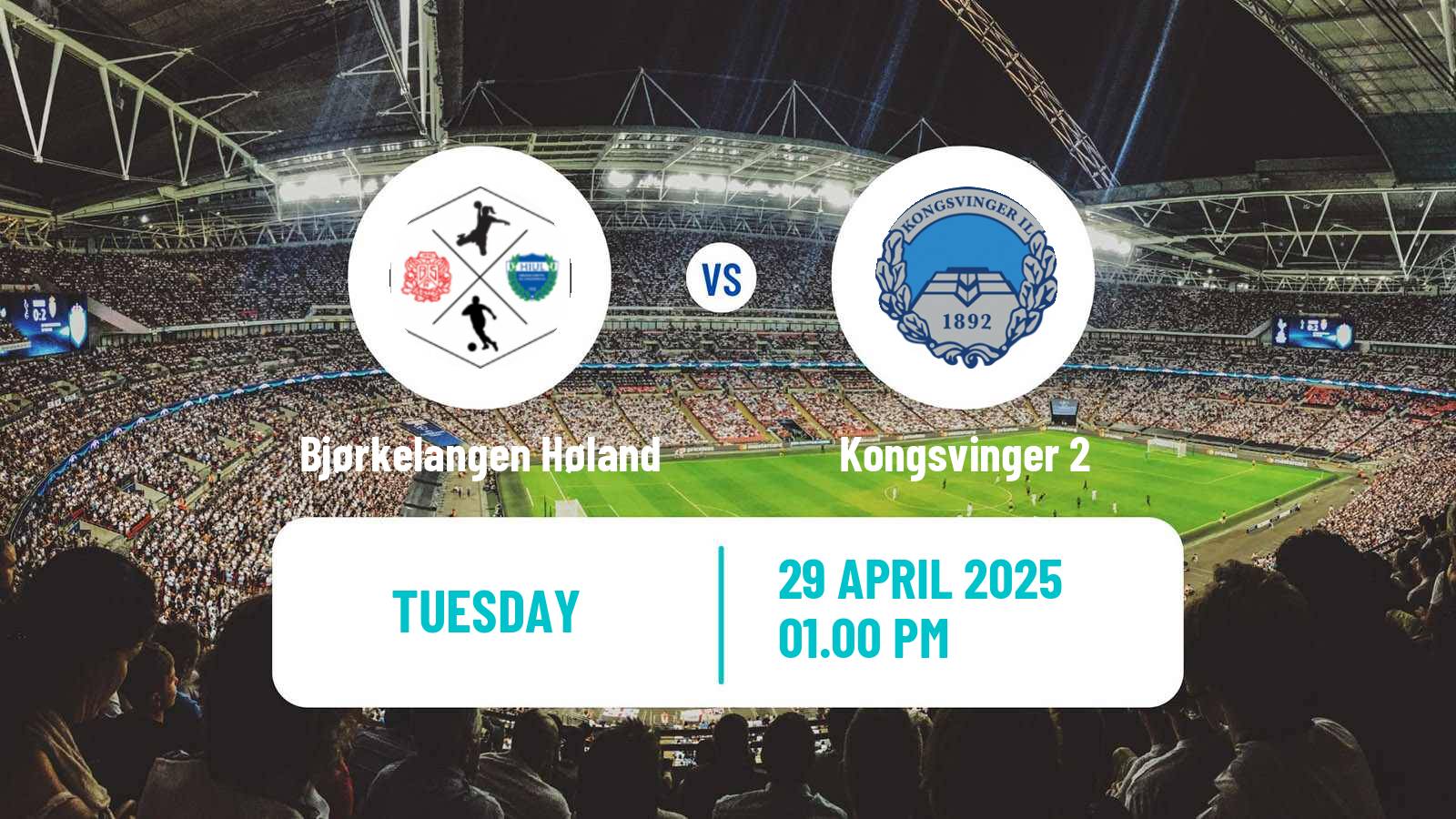 Soccer Norwegian Division 3 - Group 3 Bjørkelangen Høland - Kongsvinger 2