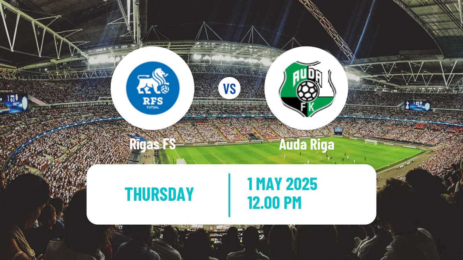 Soccer Latvian Virsliga Rīgas FS - Auda Riga