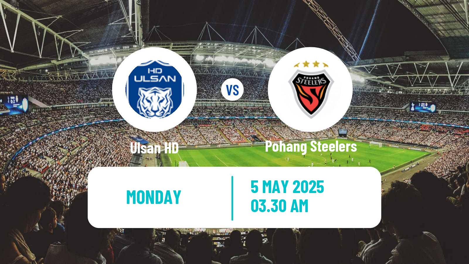 Soccer South Korean K-League 1 Ulsan HD - Pohang Steelers