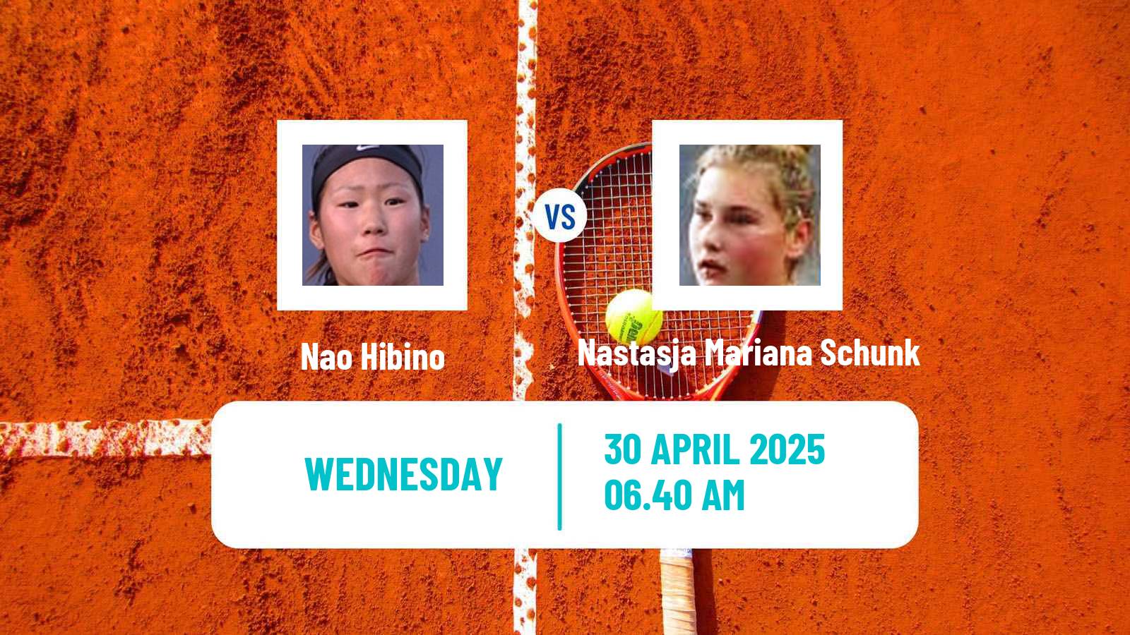 Tennis ITF W100 Wiesbaden Women Nao Hibino - Nastasja Mariana Schunk