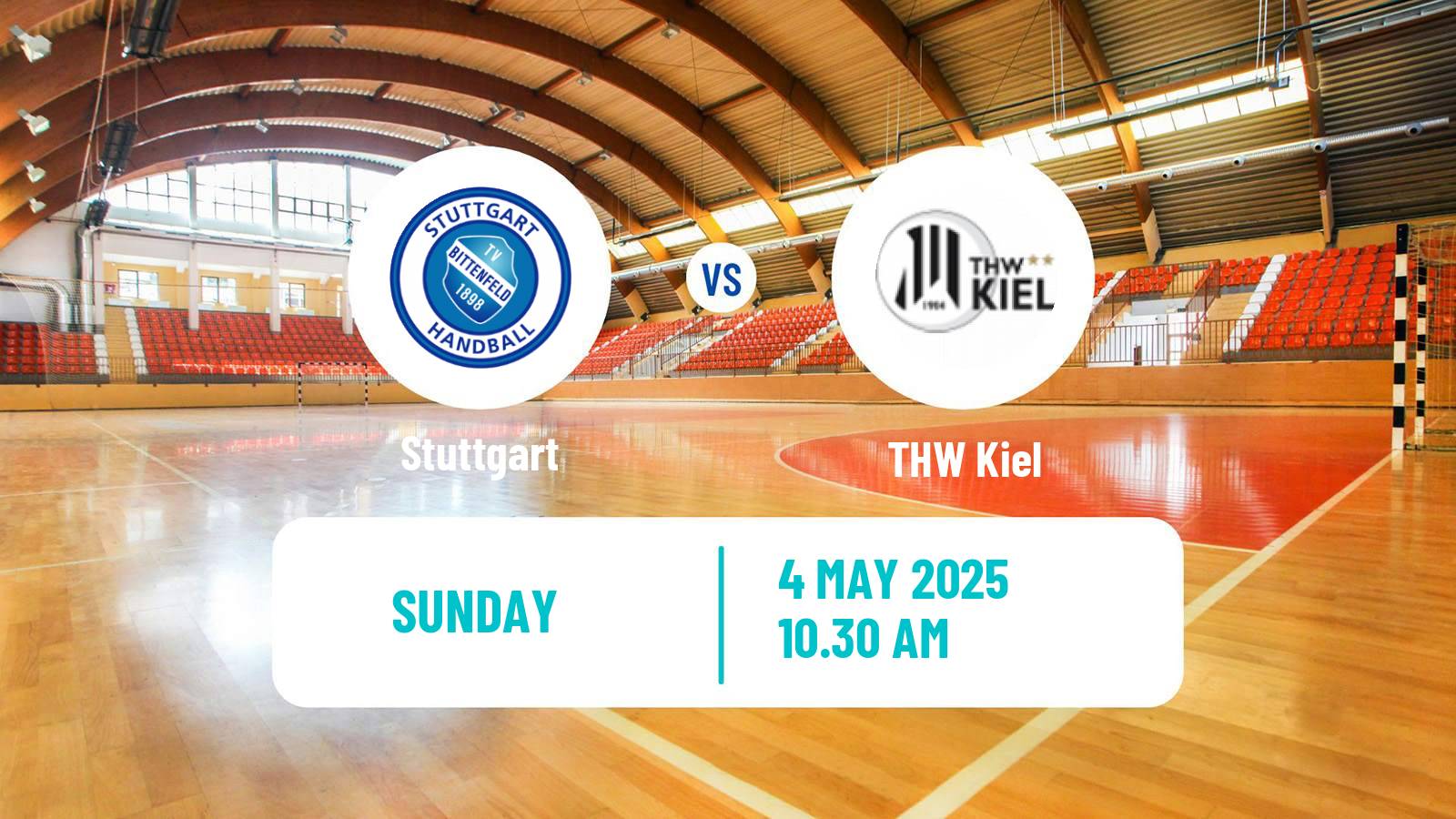 Handball German Bundesliga Handball Stuttgart - THW Kiel