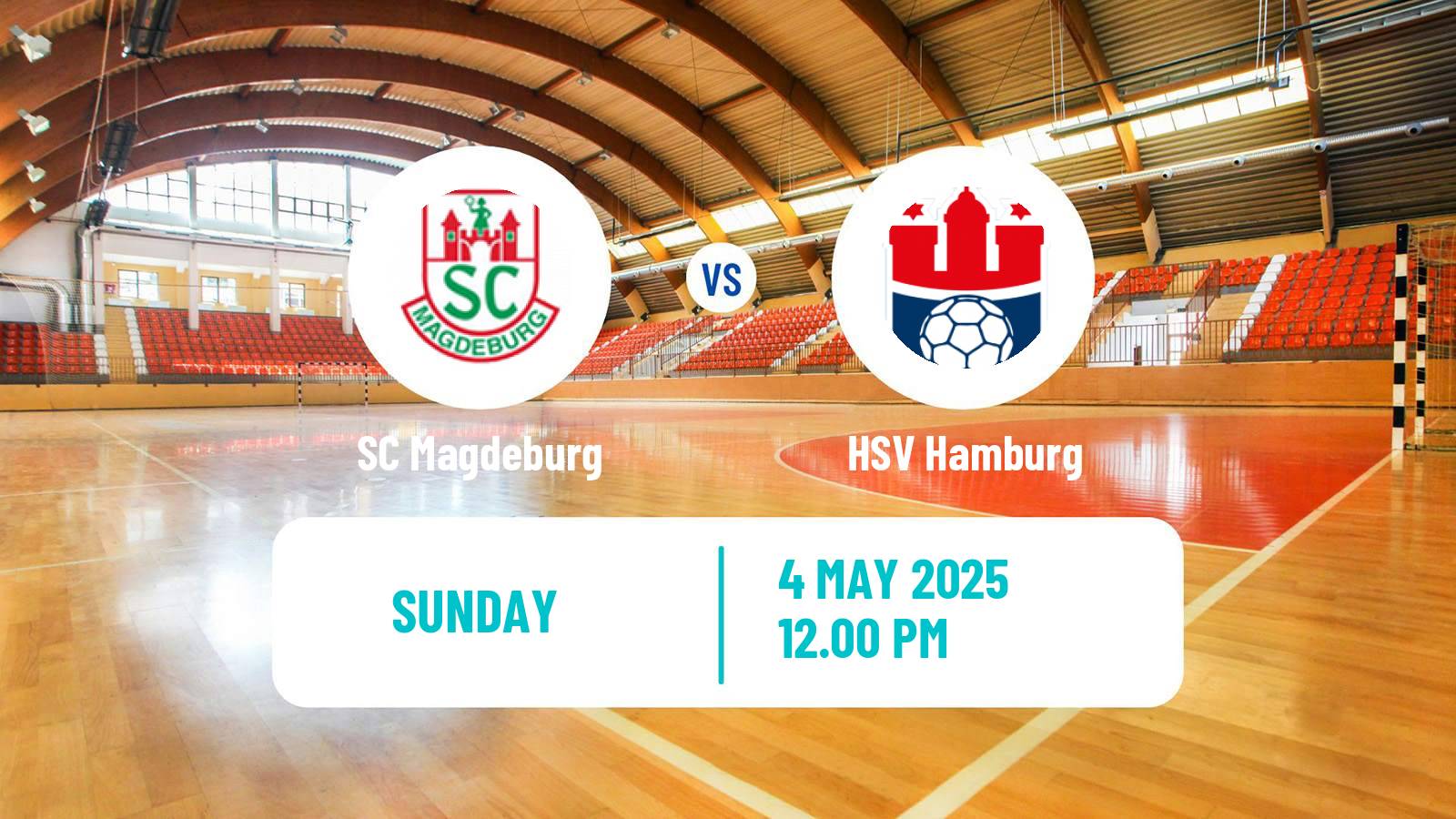 Handball German Bundesliga Handball Magdeburg - HSV Hamburg