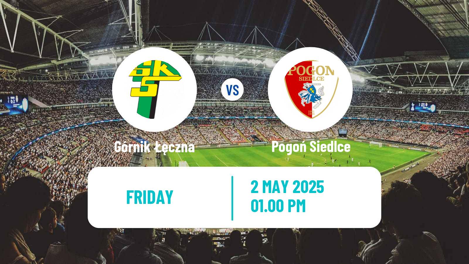 Soccer Polish Division 1 Górnik Łęczna - Pogoń Siedlce