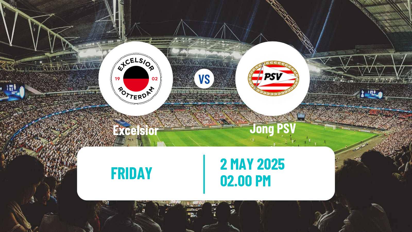 Soccer Dutch Eerste Divisie Excelsior - Jong PSV