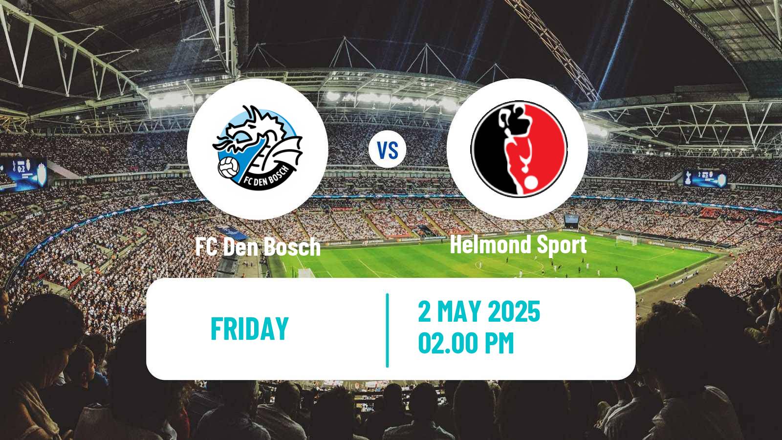 Soccer Dutch Eerste Divisie Den Bosch - Helmond Sport