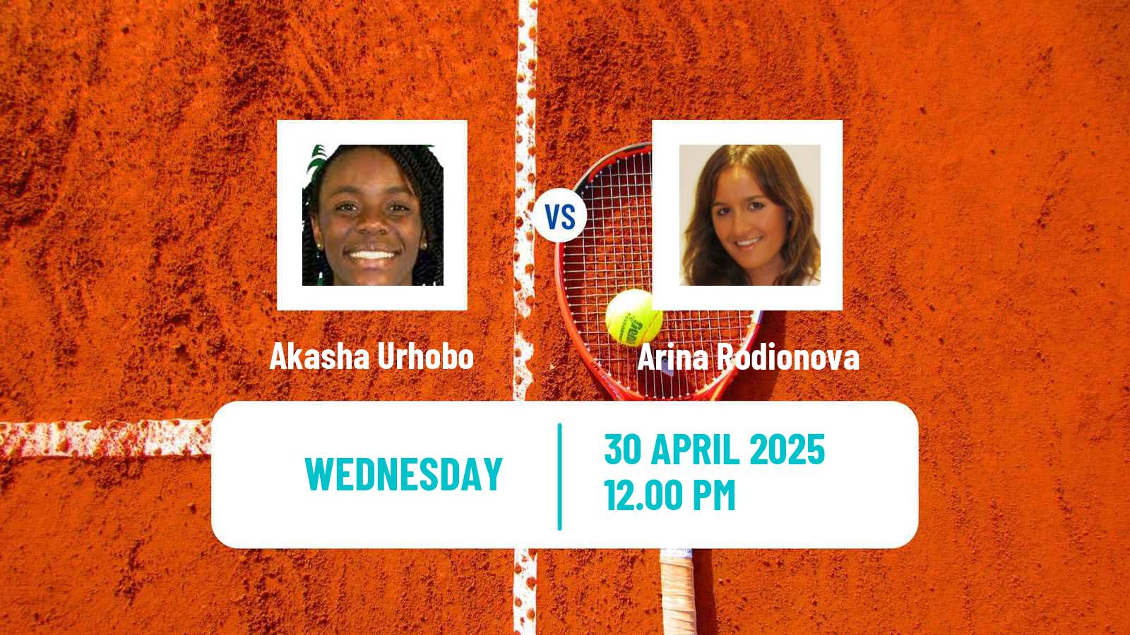 Tennis ITF W100 Bonita Springs Fl Women Akasha Urhobo - Arina Rodionova