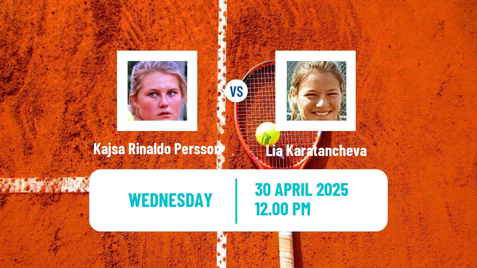 Tennis ITF W100 Bonita Springs Fl Women Kajsa Rinaldo Persson - Lia Karatancheva