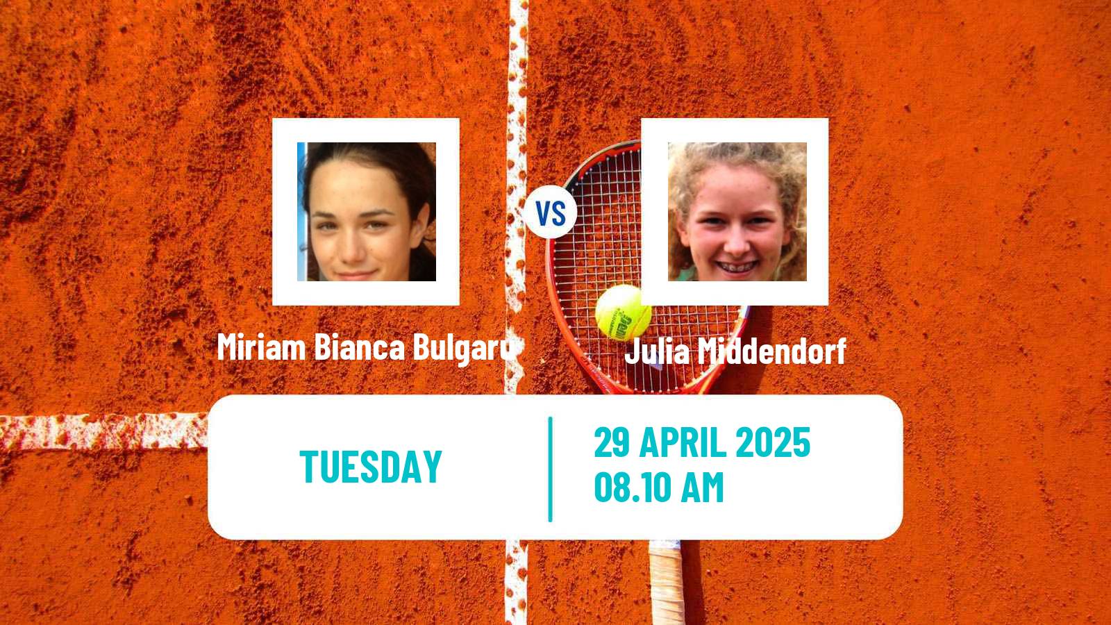 Tennis ITF W100 Wiesbaden Women Miriam Bianca Bulgaru - Julia Middendorf