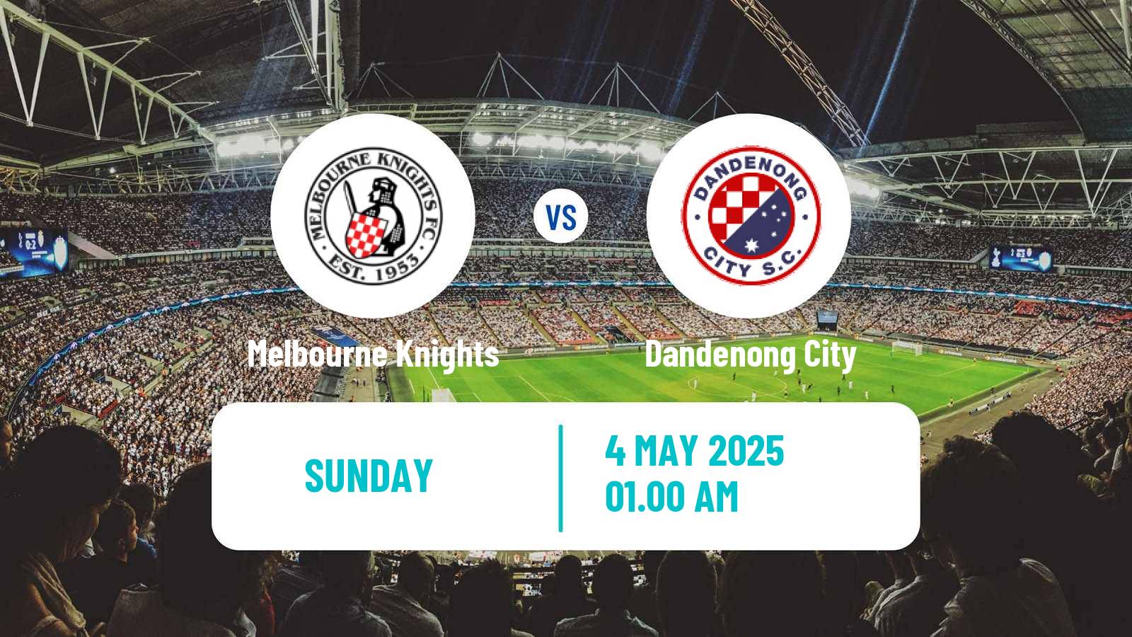 Soccer Australian NPL Victoria Melbourne Knights - Dandenong City