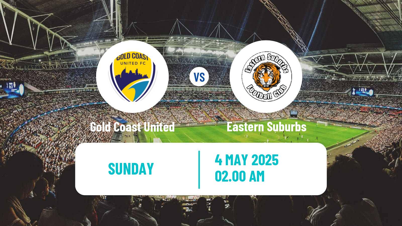 Soccer Australian NPL Queensland Gold Coast United - Eastern Suburbs