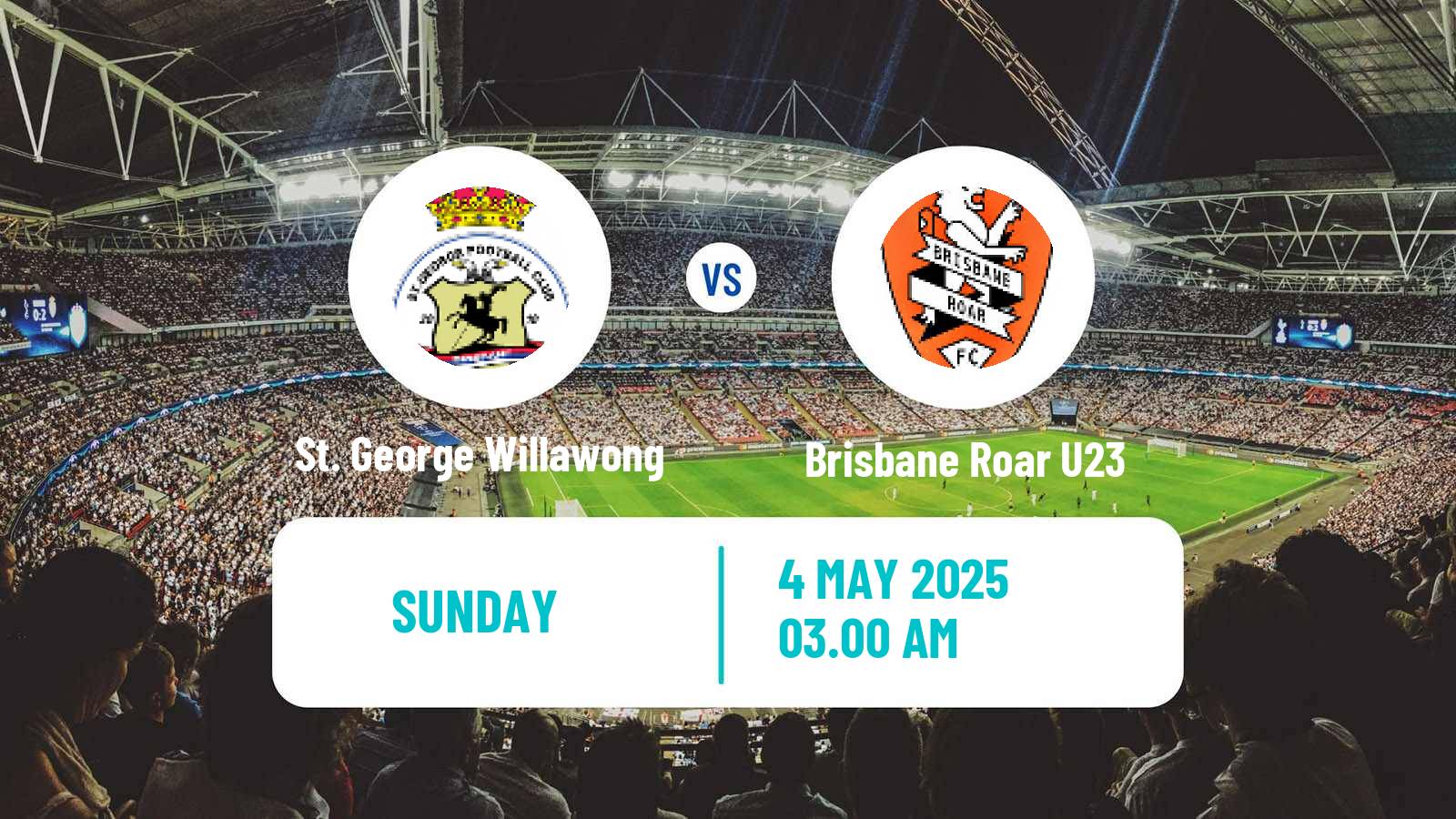 Soccer Australian NPL Queensland St. George Willawong - Brisbane Roar U23